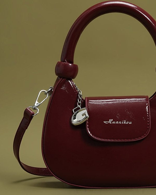 Women Mulberry Solid Durable Faux Leather Micro Bag