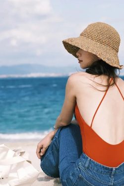 Woven Straw Bucket Hat