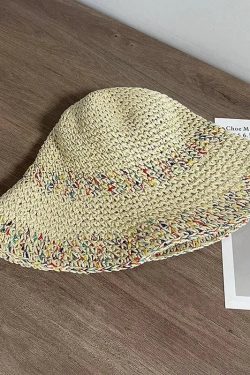 Woven Straw Bucket Hat