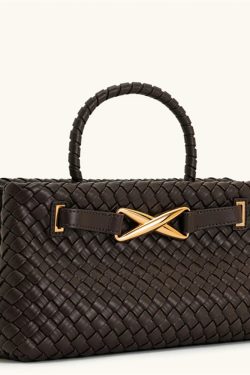 Woven Top Handle Bag