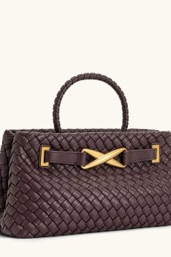 Woven Top Handle Bag