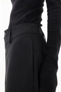 Wrap Front Wide Leg Pants