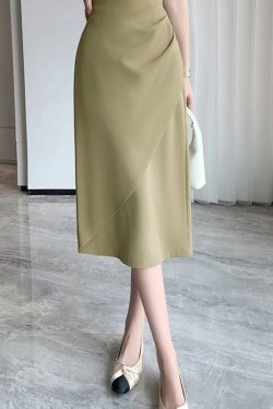 Wrap Midi Skirt