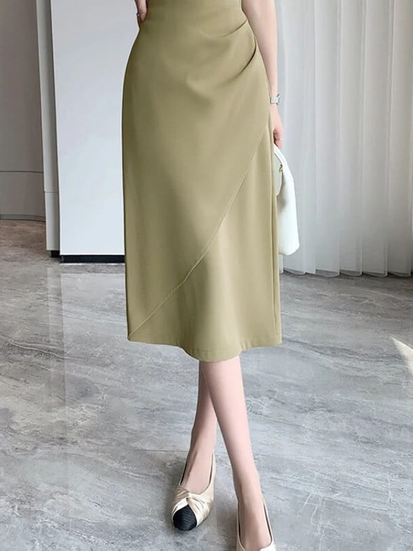Wrap Midi Skirt