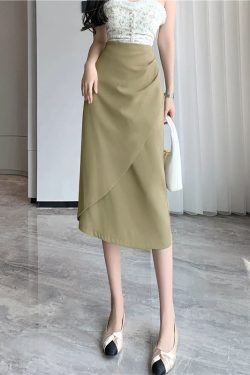 Wrap Midi Skirt