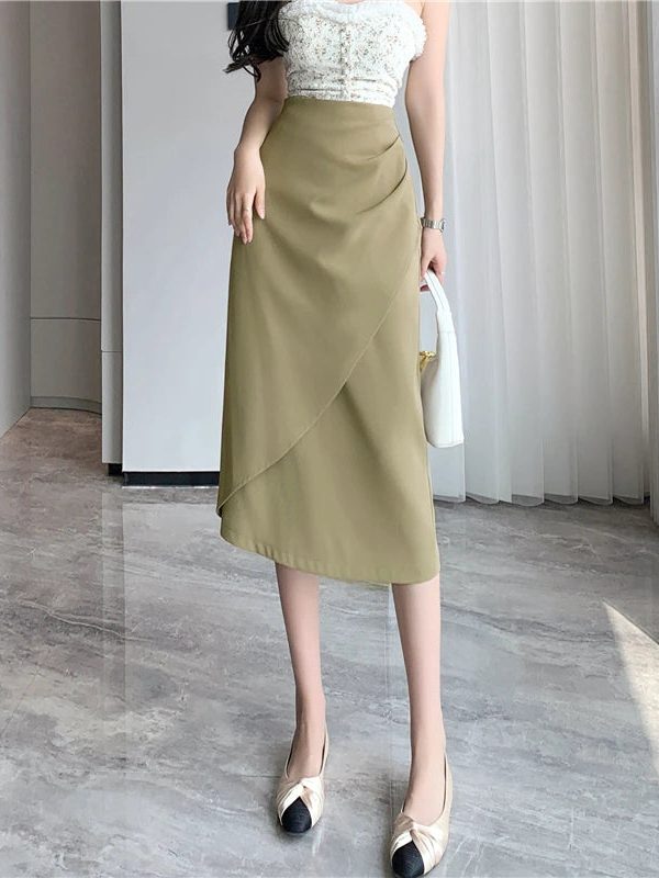Wrap Midi Skirt