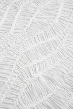 Wrinkled Lace Up Mini Dress