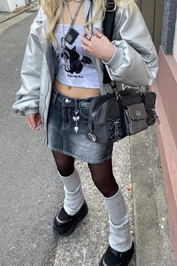 Y2K Bat Rabbit Tube Top