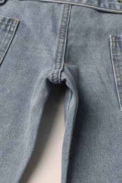 Y2K Belted Cut Out Jeans