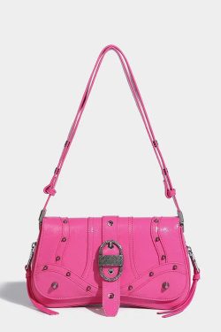 Y2K Candy Belted Baguette Bag