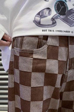 Y2K Checkered Pants