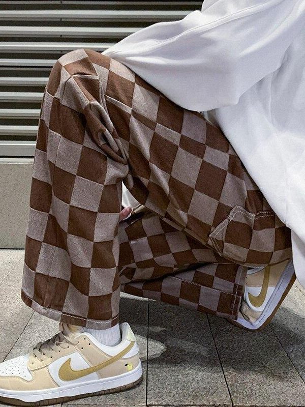 Y2K Checkered Pants