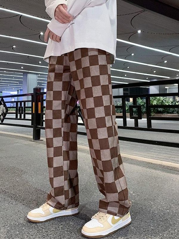 Y2K Checkered Pants
