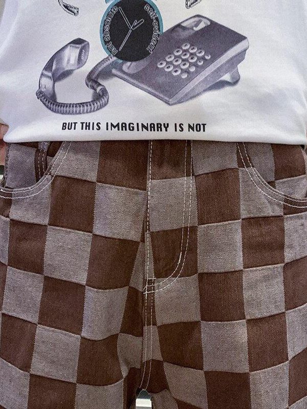 Y2K Checkered Pants