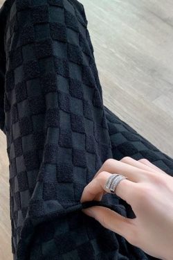 Y2K Checkered Sweatpants