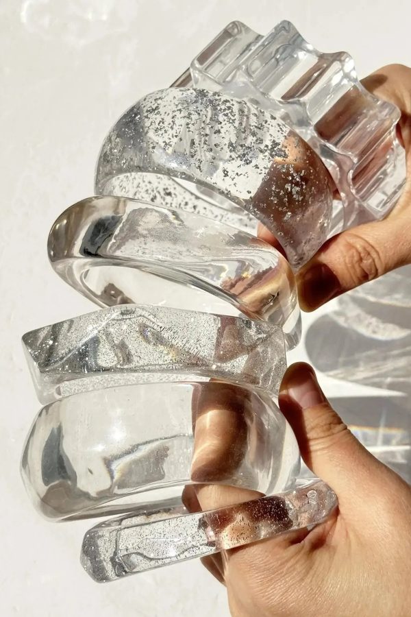 Y2K Clear Resin Bracelet