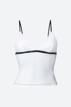 Y2K Contrast Basic Top