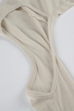 Y2K Cut Out Crop Top