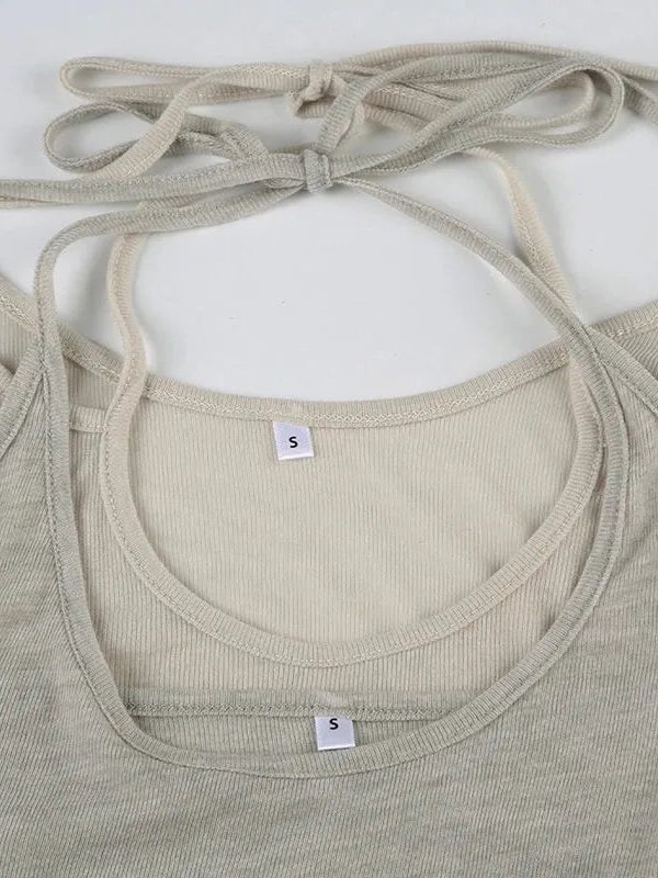 Y2K Cut Out Crop Top