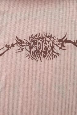 Y2K Cyberpunk Sigilism Sheer Top