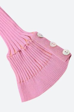 Y2K Detachable Sleeves Crop Cardigan