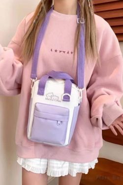 Y2K Doll Ita Bag Transparent Pocket Shoulder & Crossbody Purse