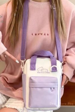 Y2K Doll Ita Bag Transparent Pocket Shoulder & Crossbody Purse