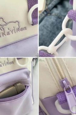 Y2K Doll Ita Bag Transparent Pocket Shoulder & Crossbody Purse