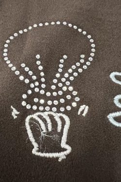 Y2K Dolphin Turtleneck Top