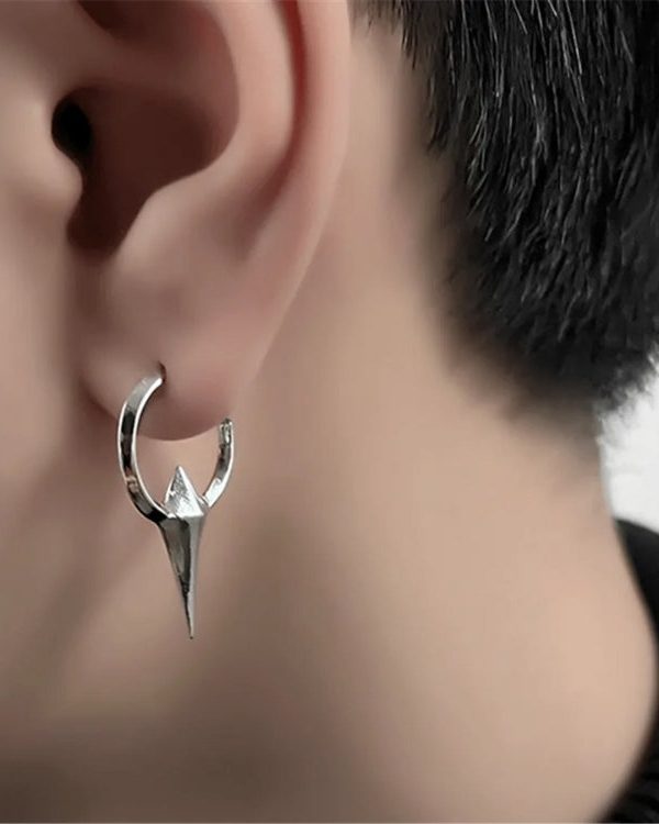 Y2K Grunge Stars Hoop Earrings