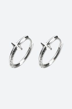 Y2K Grunge Stars Hoop Earrings