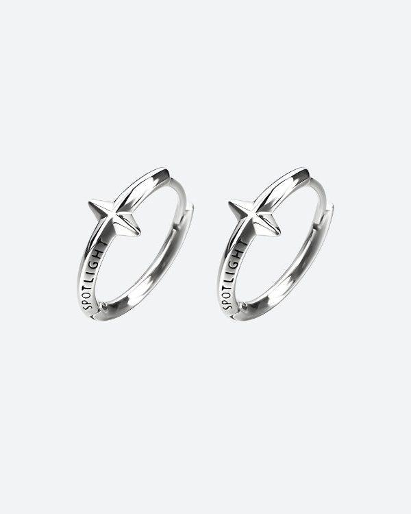 Y2K Grunge Stars Hoop Earrings