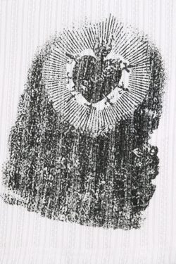 Y2K Heart & Swords Off Shoulder Top