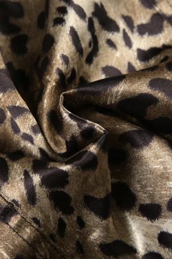 Y2K Leopard Corset Top