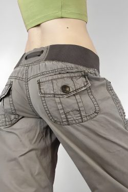 Y2K Low Waist Drawstring Pants