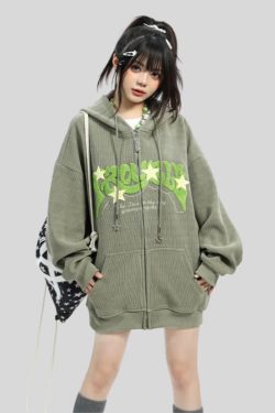 Y2K Oversized Graphic Hoodie