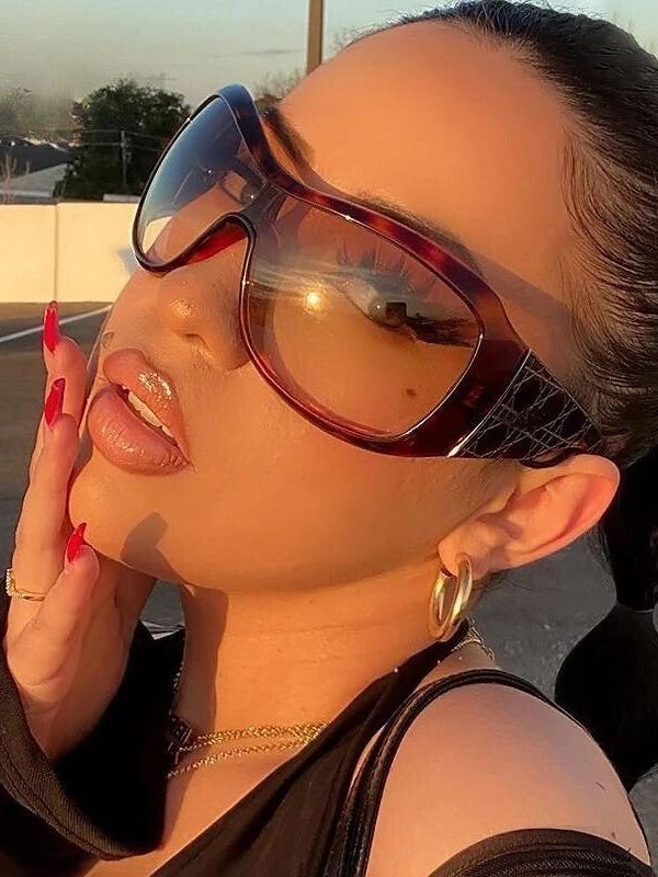 Y2K Oversized Shield Sunglasses