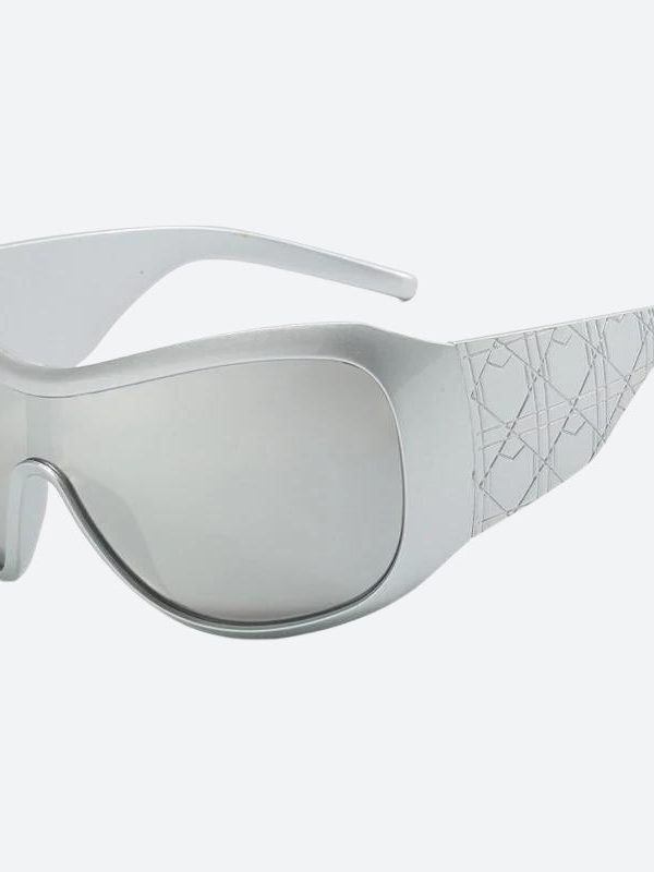 Y2K Oversized Shield Sunglasses