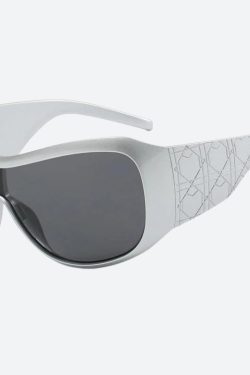 Y2K Oversized Shield Sunglasses
