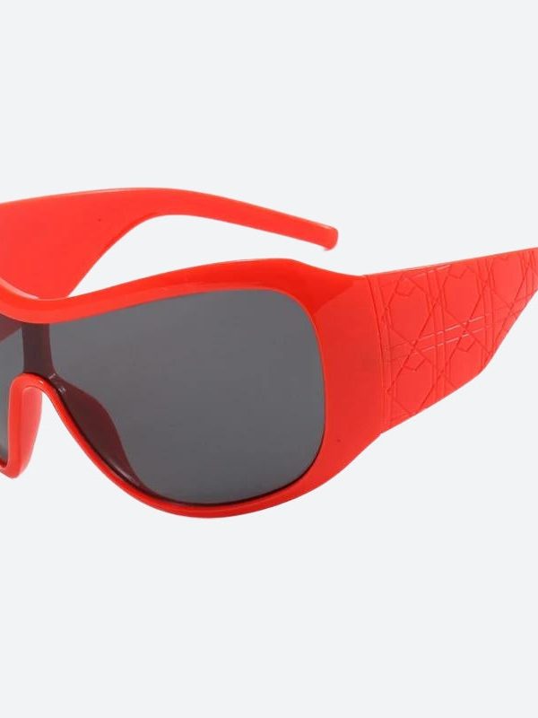 Y2K Oversized Shield Sunglasses
