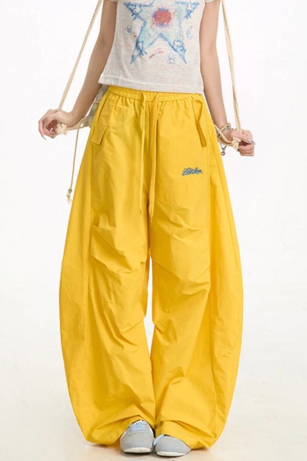 Y2K Parachute Pants