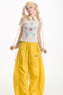 Y2K Parachute Pants