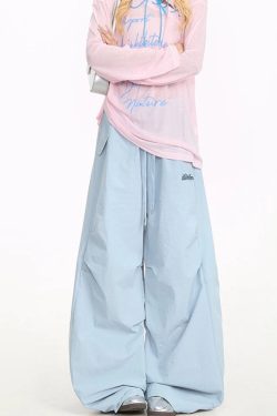 Y2K Parachute Pants