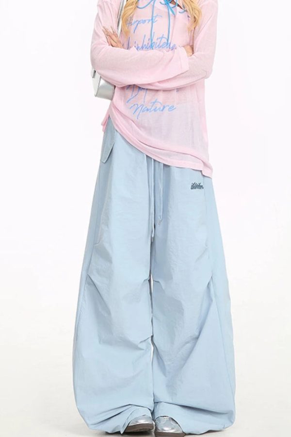 Y2K Parachute Pants