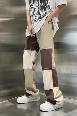 Y2K Patchwork Pants