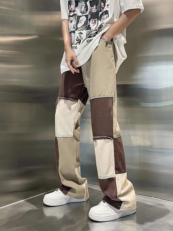 Y2K Patchwork Pants
