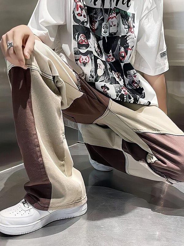 Y2K Patchwork Pants