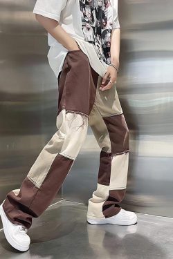 Y2K Patchwork Pants