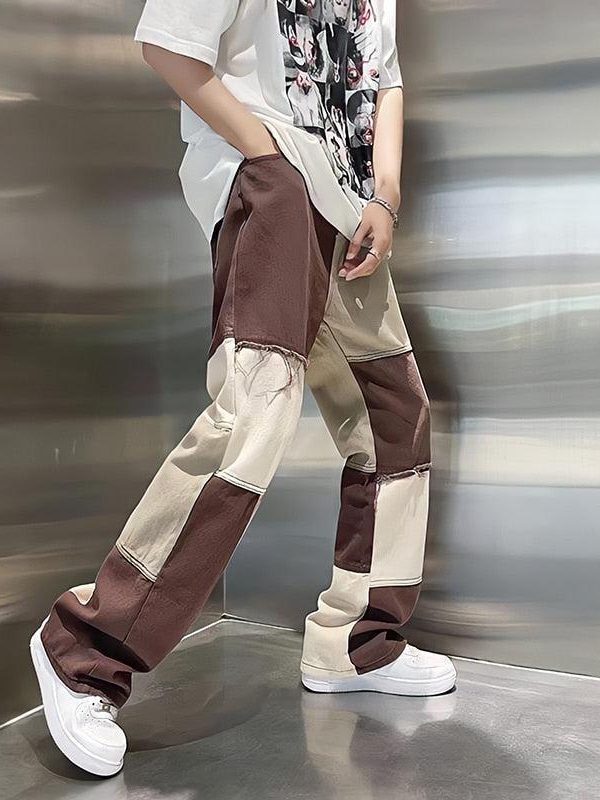 Y2K Patchwork Pants