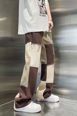 Y2K Patchwork Pants